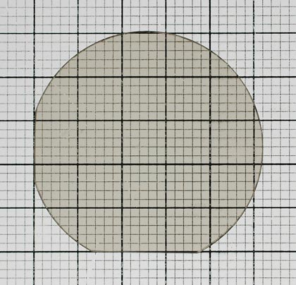 A gallium nitride wafer