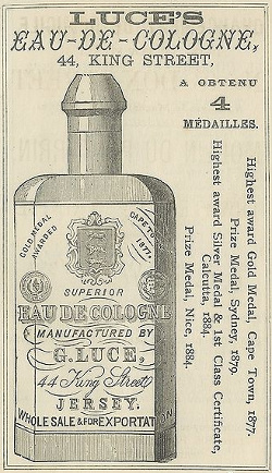 Advertisement for eau de Cologne