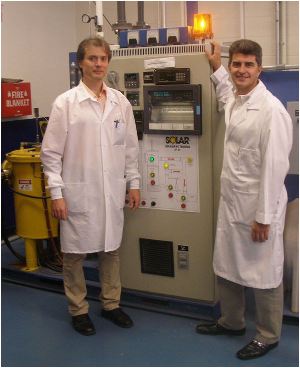 Dr. Yury Gogotsi (right) and Vadym Mochalin of Drexel University