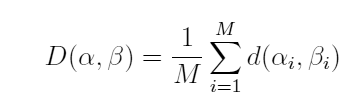 Lexical distance equation