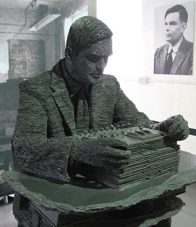 Sculpture of Alan Turing