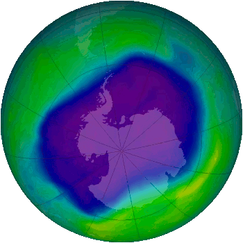 Ozone hole, NASA, September 24, 2006