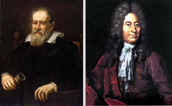 Galileo Galilei and Ole Romer