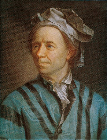 Portrait of Leonhard Euler by Jakob Handmann