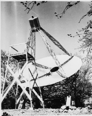 Grote Reber's antenna, Wheaton, Illinois, 1937