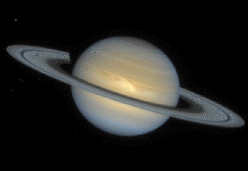 Saturn's Great White Spot.