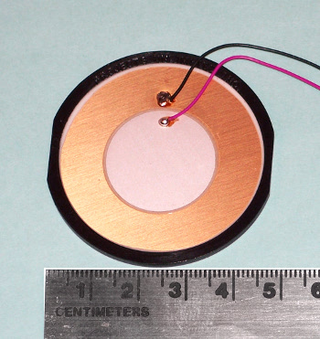 A PZT piezoelectric speaker
