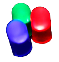 Reg, green, and blue LEDs