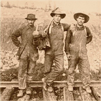Austrian iron miners in Minnesota, 1911.