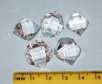 Synthetic Berlinite (AlPO4) crystals