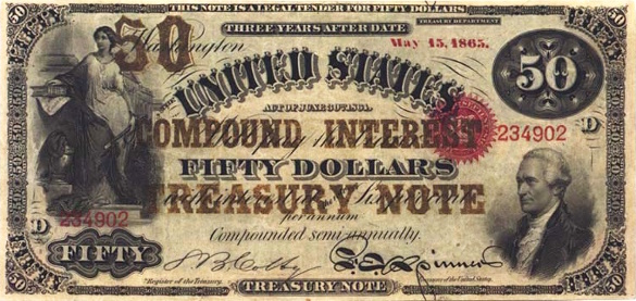 US Compound Interest Note (1865)