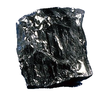 A lump of anthracite coal