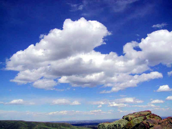 Cumulus clouds (photo by Michael Jastremski)