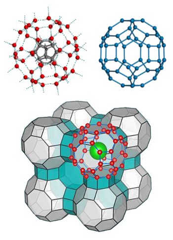 s-III ice, with an without a caged C20H40 molecule