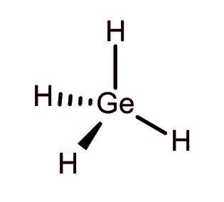 Germane molecule