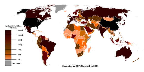 Worldwide GDP (2014)
