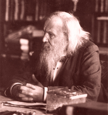 Dmitri Mendeleev (1834-1907) in an 1887 portrait