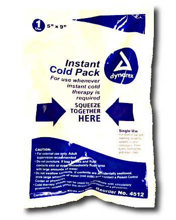 Ammonium nitrate cold pack