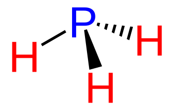 molecular structure of phosphine