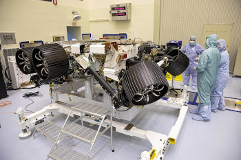 NASA's Perseverance Rover at NASA's Kennedy Space Center on February 14, 2020