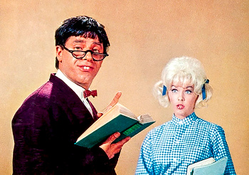 Promotional photo for 'The Nutty Professor,' a 1963 film.
