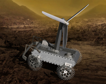 A possible wind-powered Venus rover.