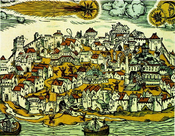 May 10, 1556, Constantinople earthquake and comet.