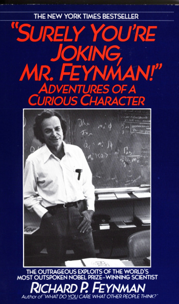 Cover image, Surely you're joking, Mr. Feynman