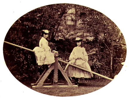 Alice and Lorina Liddell, 1860