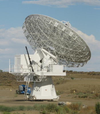 One telescope of the CARMA array