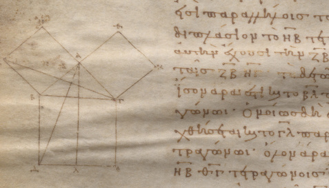 Euclid's Elements (detail) Book I, Element 48