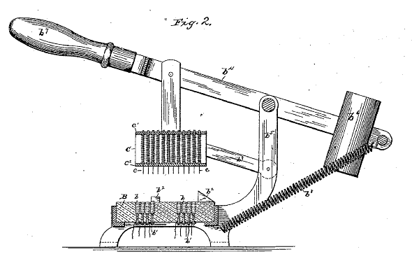 Figure two from US Patent 395,781