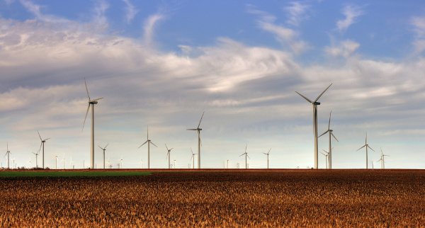 Smoky Hills Wind farm in Kansas