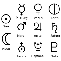 astronomical symbols