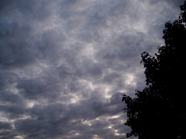 photograph of a cloudy sky